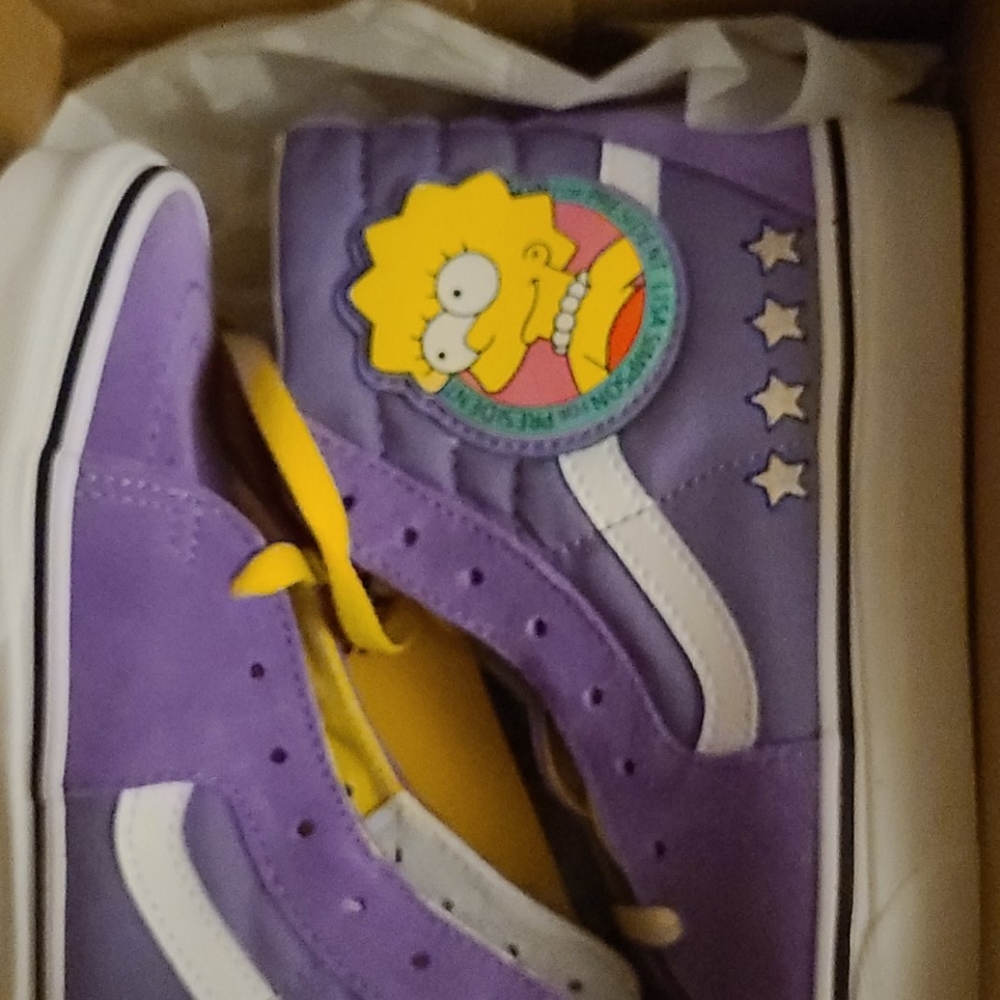 Vans X Simpsons Lisa 4 prez sk8 hi